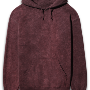 Acid Wash Hooded Sweatshirt